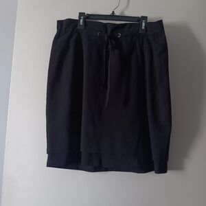 SARAH PACINI Black Stretch Modal Elasticized Waist Skirt 3